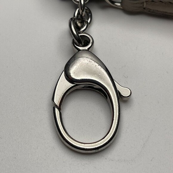 Fendi Calfskin Leather Vitello Cruise Coin Pouch Key Case in Tortora - Preowned - Picture 9 of 12